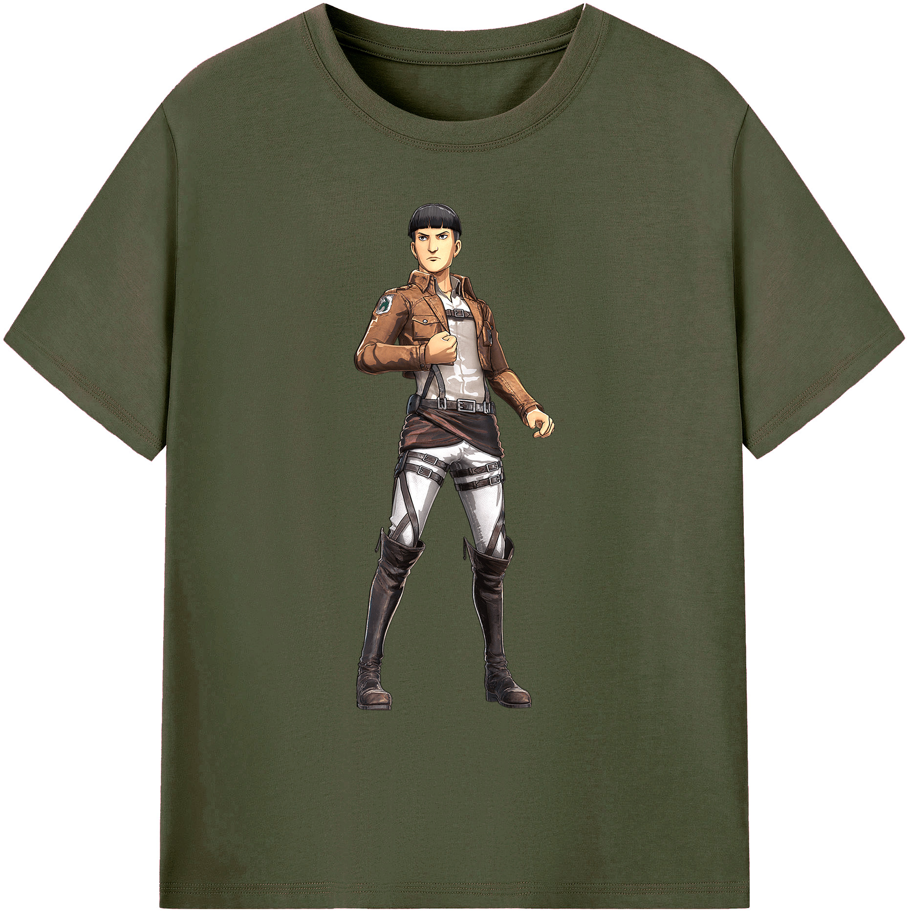 （画像用） 進撃の巨人 Attack on Titan 綿100％ メンズ半袖Tシャツ｜肌触りやわらか＆通気性